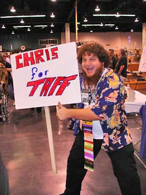 Chris for TAFF